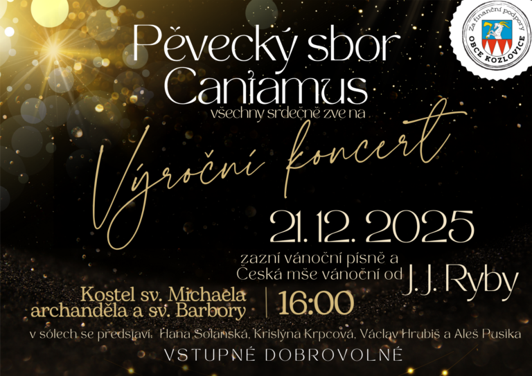 výroční koncert pěveckého sboru cantamus